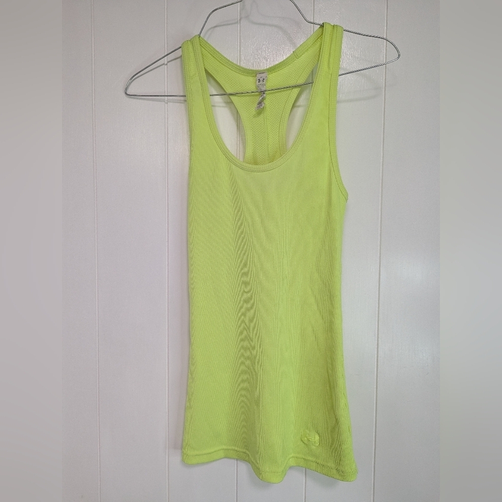 ❤️5$25 Under Armour Neon Yellow Tank Top